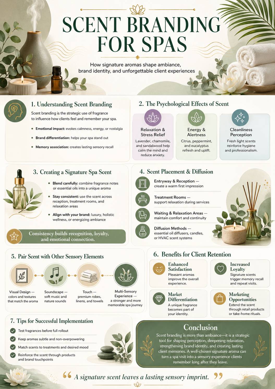 Scent Placement and Diffusion Strategies